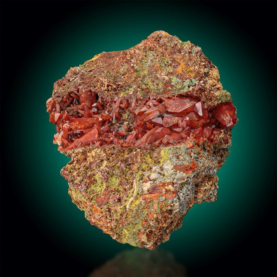 Crocoite-Callenberg North No. #1 | Callenberg | Zwickau | Saxony | Germany